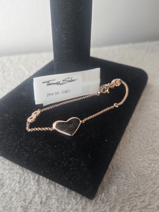 Thomas Sabo Jewelry - Thomas Sabo Infinity Heart Bracelet - Rose Gold Tone Sterling Silver